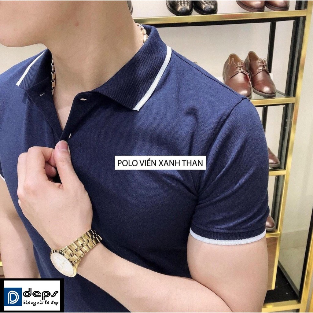 Áo thun nam chất đẹp, thoáng mát, Áo phông phối viền phong cách | BigBuy360 - bigbuy360.vn