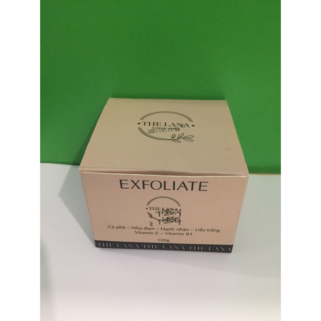 Tẩy da chết cafe The Lana Exfoliate giúp loại bỏ bụi bẩn và dưỡng da trắng mịn, đều màu 100gr | BigBuy360 - bigbuy360.vn