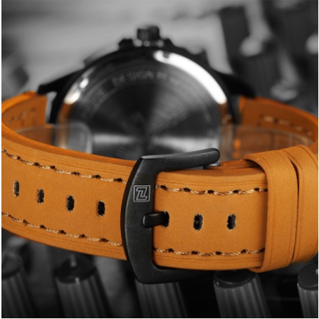 Đồng hồ NAVIFORCE NF9124 máy quartz chống thấm nước phong cách quân đội hỗ trợ xem ngày sang trọng