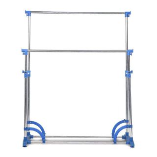 Sào phơi đồ đôi có khoen inox 201- giàn phơi đồ