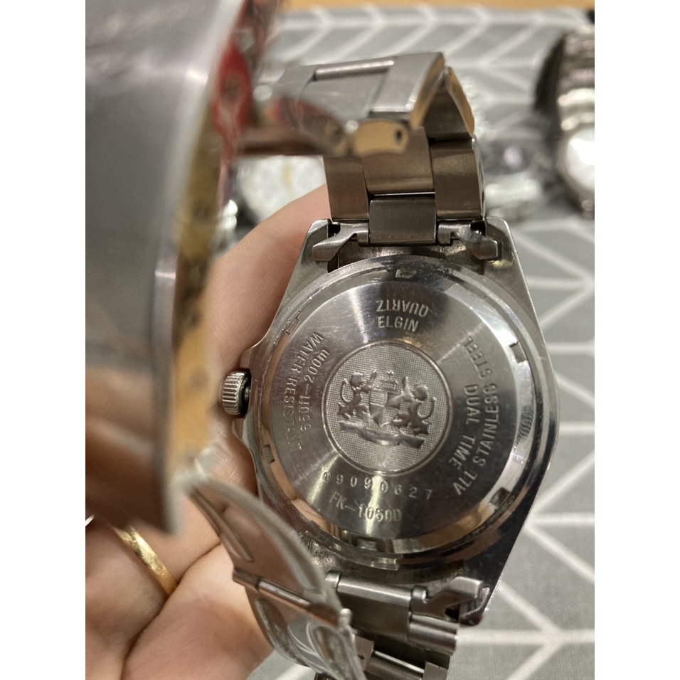 Đồng hồ si nam Elgin Professional GMT