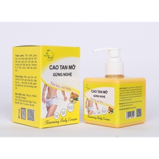 Cao tan mỡ gừng nghệ