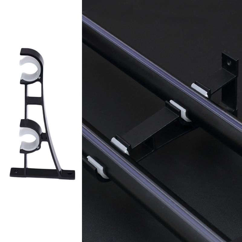 2 Giá Treo Thanh Treo Rèm Cửa Bằng Kim Loại Chất Lượng Cao