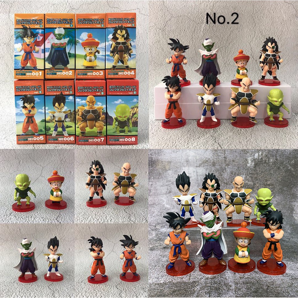 Mô hình Dragon Ball - 21 Nhân Vật Chibi Siêu Đẹp, Set 8 và 6 Dragonball