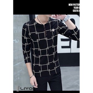 Áo thun tay dài thiết kế độc đáo thun cotton xịn - TATD3005