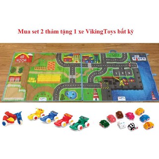 set Thảm chơi viking toys