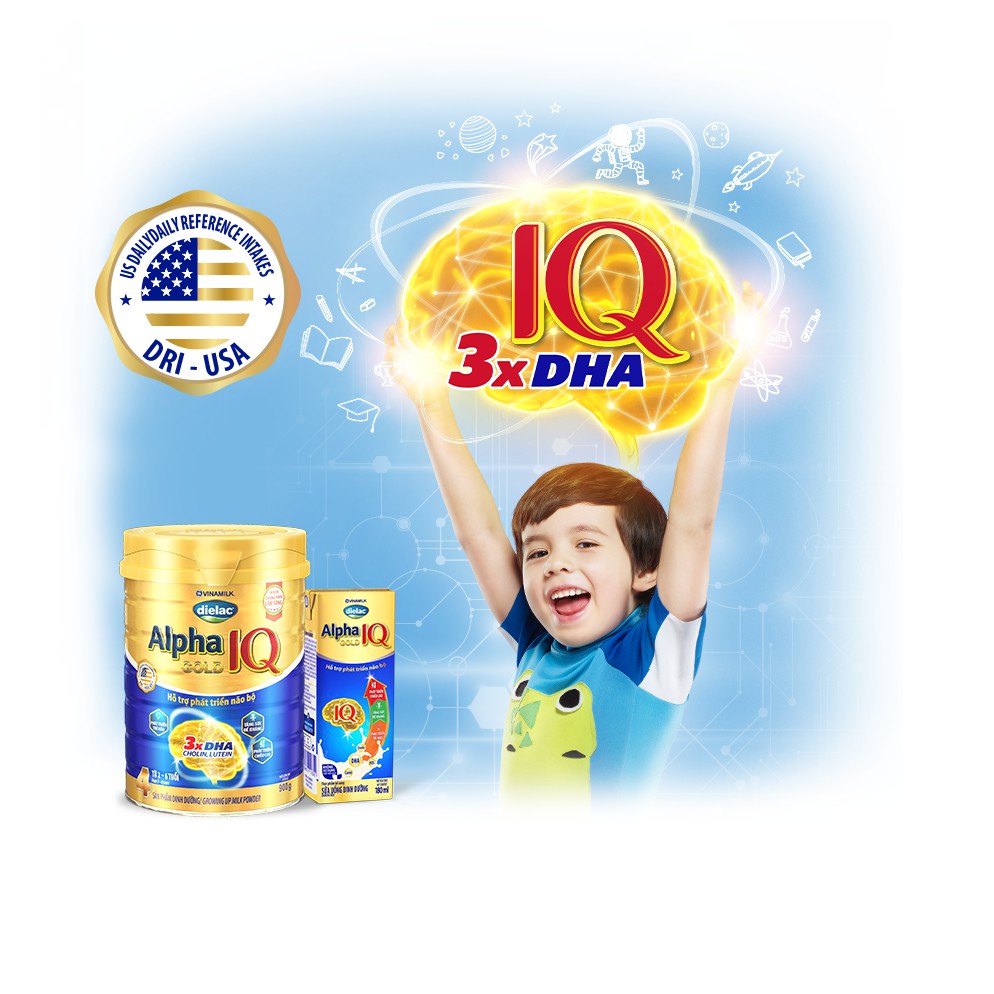 SỮA BỘT DIELAC ALPHA GOLD IQ 4 900G (Cho trẻ 2-6 tuổi)[hàng mới]