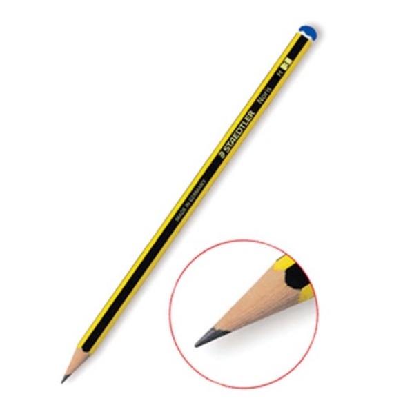 Bút chì 2B Đức Staedtler Noris cao cấp cho bé tập viết, chì không gẫy khi gọt