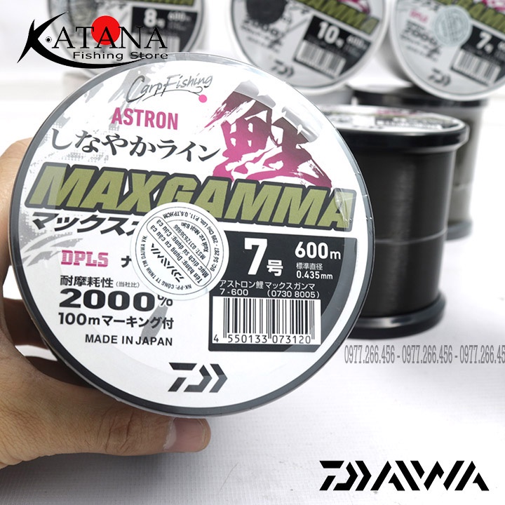 Cước Câu Nội Địa Nhật - DAIWA MAXGAMMA - Size Lớn săn hàng 600m