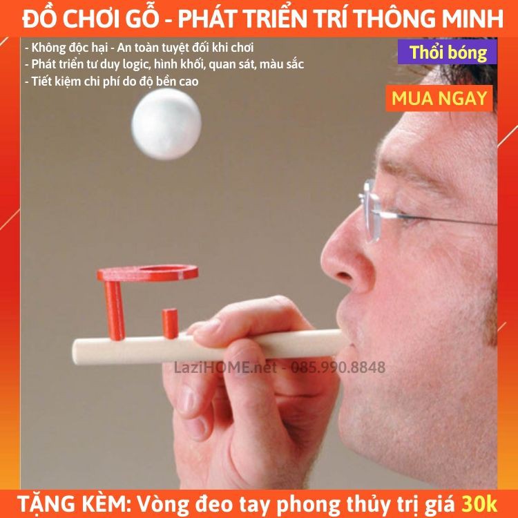 [MUA 1 ĐƯỢC 2] do choi tre em, đồ chơi trẻ em THỔI BÓNG Lazi HOME - Tặng kèm vòng đeo tay phong thủy trị giá 30k