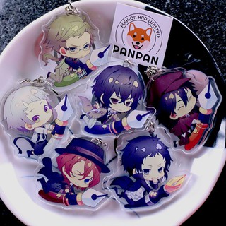  Móc khoá anime mica acrylic Bungo Stray Dogs (3) (6cm)  Ecàng mua càng rẻ