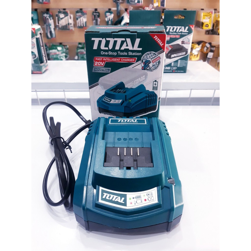 Sạc Pin Lithium 20V TOTAL TFCLI2001