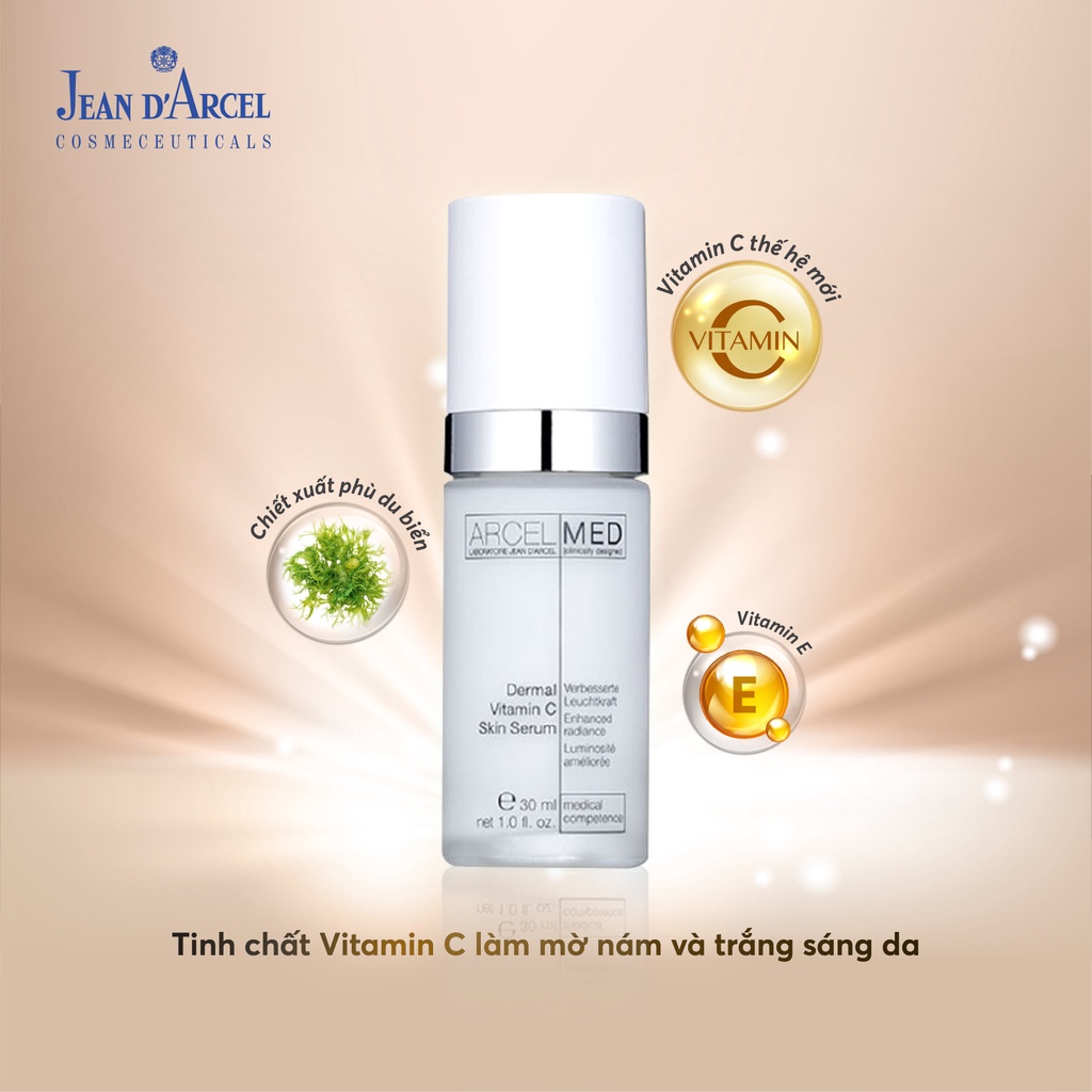Tinh Chất Dưỡng Trắng Da, Mờ Thâm Nám, Tàn Nhang Jean D'Arcel Dermal Vitamin C Skin Serum