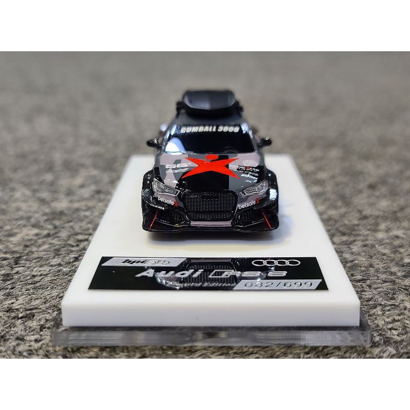 Xe Mô Hình Audi RS6 DTM 56 1:64 HPI64 ( Xám Camo )