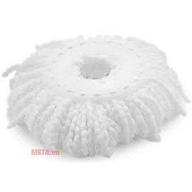 (Hàng Chất lượng) Bông lau nhà microfiber xoay 360 độ sunhouse, thay thế cho cây lau bằng cotton