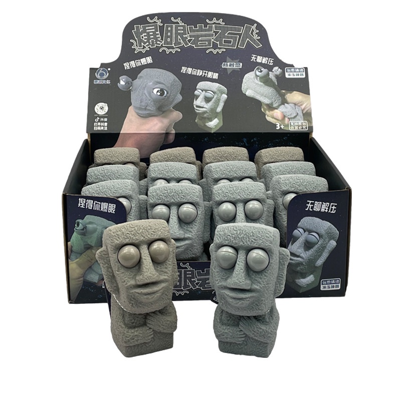 Đồ chơi xả stress SIÊU HÓT - bóp tay tượng đá mặt ngộ nghĩnh cho dân văn phòng ( A160 )