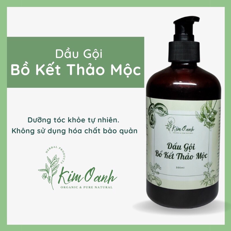 DẦU GỘI BỒ KẾT (500ml) DẦU GỘI THẢO MỘC 100% THIÊN NHIÊN - ĐÁNH BAY GÀU, NGỨA, GIÚP TÓC CHẮC KHOẺ, GIẢM GÃY RỤNG | BigBuy360 - bigbuy360.vn