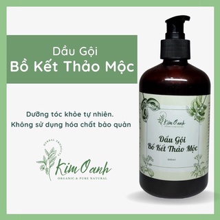 DẦU GỘI BỒ KẾT (500ml) DẦU GỘI THẢO MỘC 100% THIÊN NHIÊN - ĐÁNH BAY GÀU, NGỨA, GIÚP TÓC CHẮC KHOẺ, GIẢM GÃY RỤNG