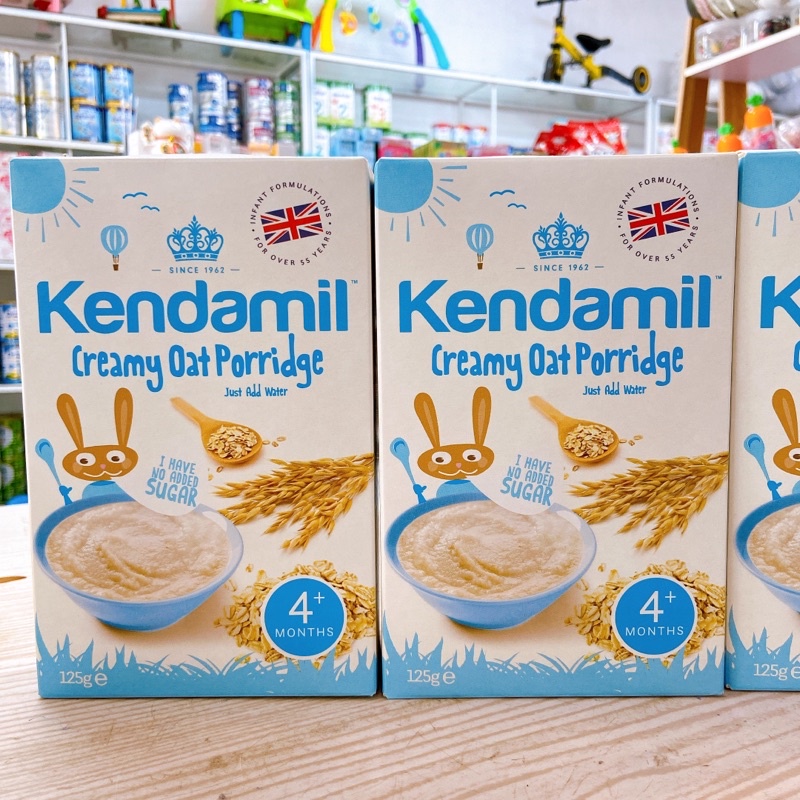 Bột ăn dặm kendamil vị yến mạch hộp 125gr