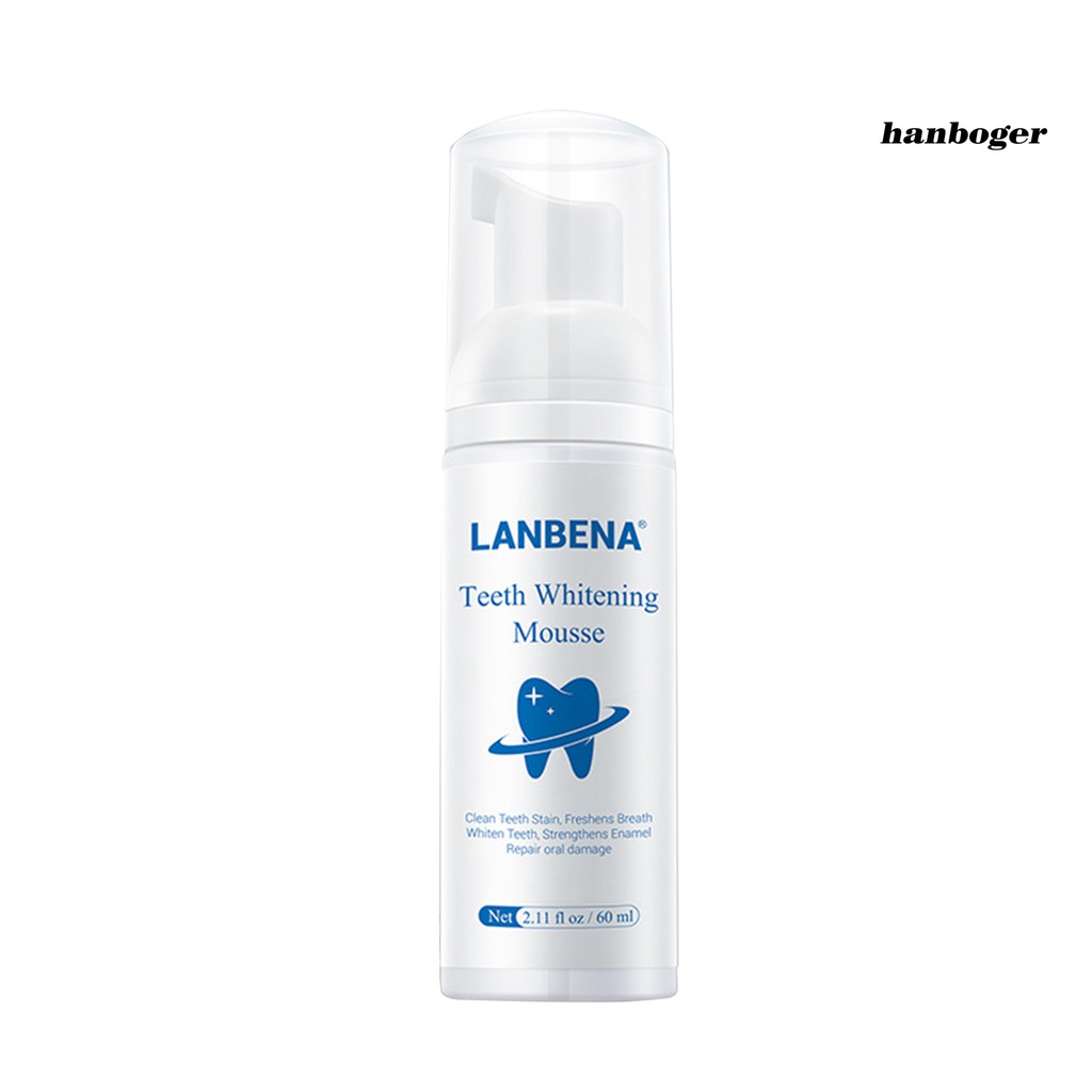 (Hàng Mới Về) Kem Đánh Răng Tạo Bọt Làm Trắng Răng Lanbena
