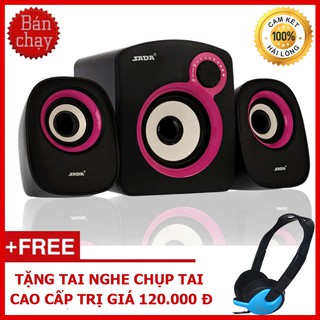 [Nhập mã ELMI01 giảm 10%]{Rẻ Vô Địch} Bộ Loa Máy Tính Để Bàn 2.1 SADA D-200B + Tai nghe chụp tai cao cấp
