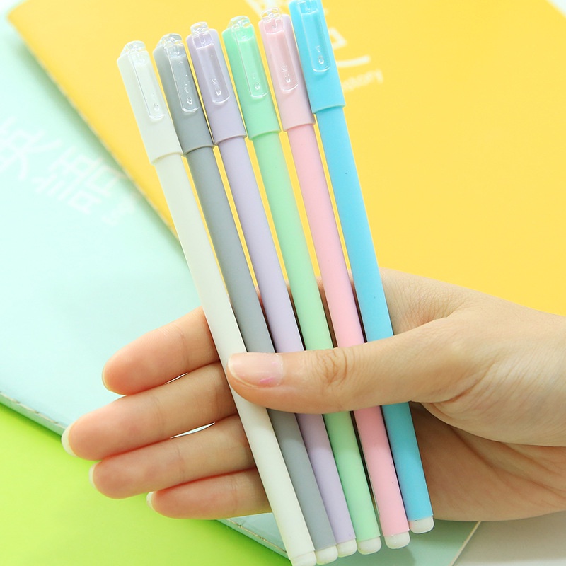 Bút mực gel 0.5mm màu kẹo macaron kiểu dáng dễ thương