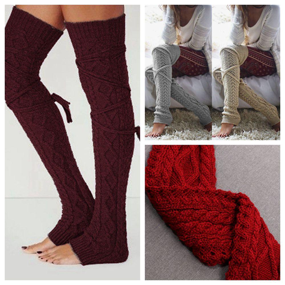 Quần Legging Dệt Kim Giữ Ấm Chân Cho Nữ