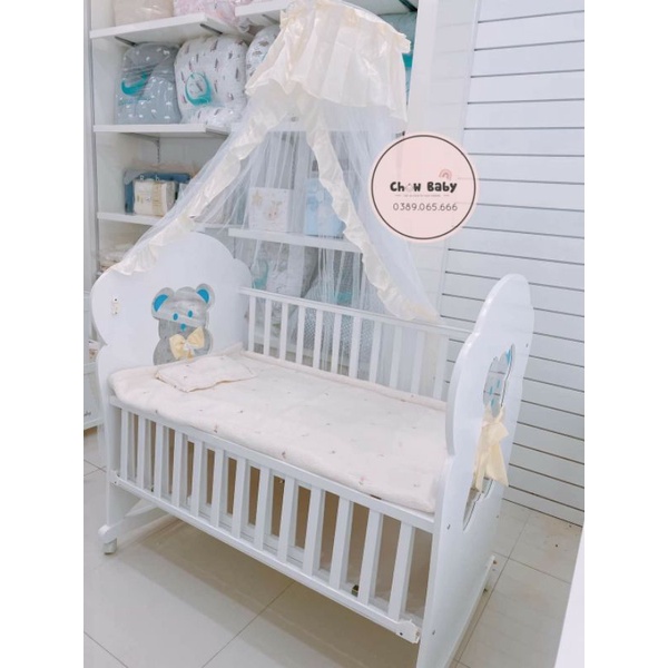 Cũi Gấu Xinh BEAR- TM719 2 tầng