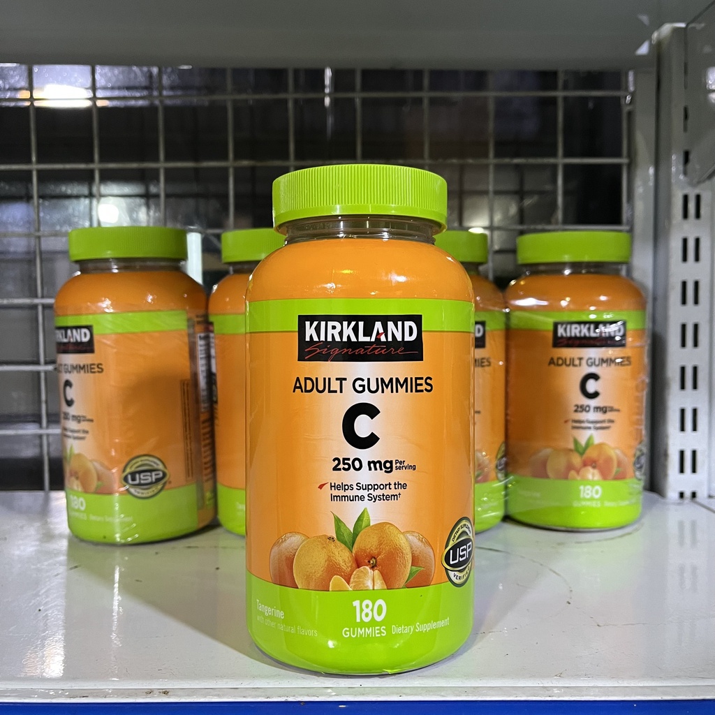 Kẹo Dẻo Bổ Sung Vitamin C Kirkland C250mg Adult Gummies