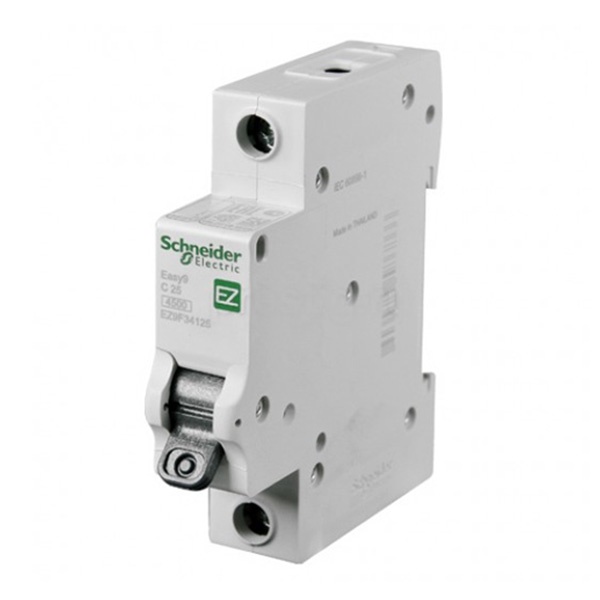 Cầu dao tự động  MCB EZ9F34125 1 pha25A dòng cắt 4.5kA Easy9 Schneider