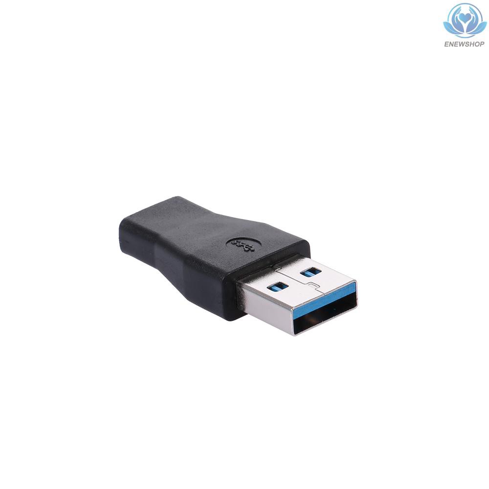 【enew】USB 3.0 Male to Type-C Female Cable Adapter Universal Converter for