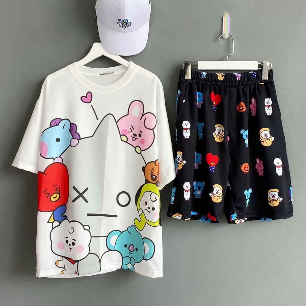 Áo tay lỡ form rộng nam nữ | BigBuy360 - bigbuy360.vn