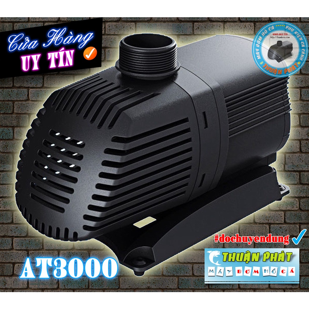 Máy bơm Hồ Cá Atman AT-3000  Siêu tiết kiệm điện, Bơm Hồ cá Koi, cá kiểng