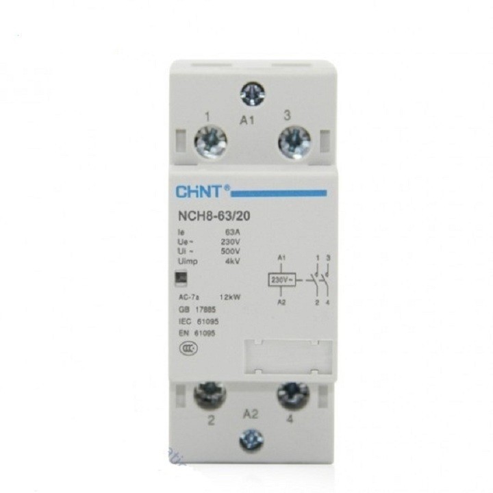 Khởi động từ 1 pha CHINT NCH8-25/20 NCH8-40/20 NCH8-63/20 25A 40A 63A 220V