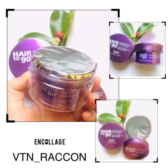 Sáp vuốt tóc KANFA HAIR TO 90 độ100ml giữ tóc chuẩn 5 sao.