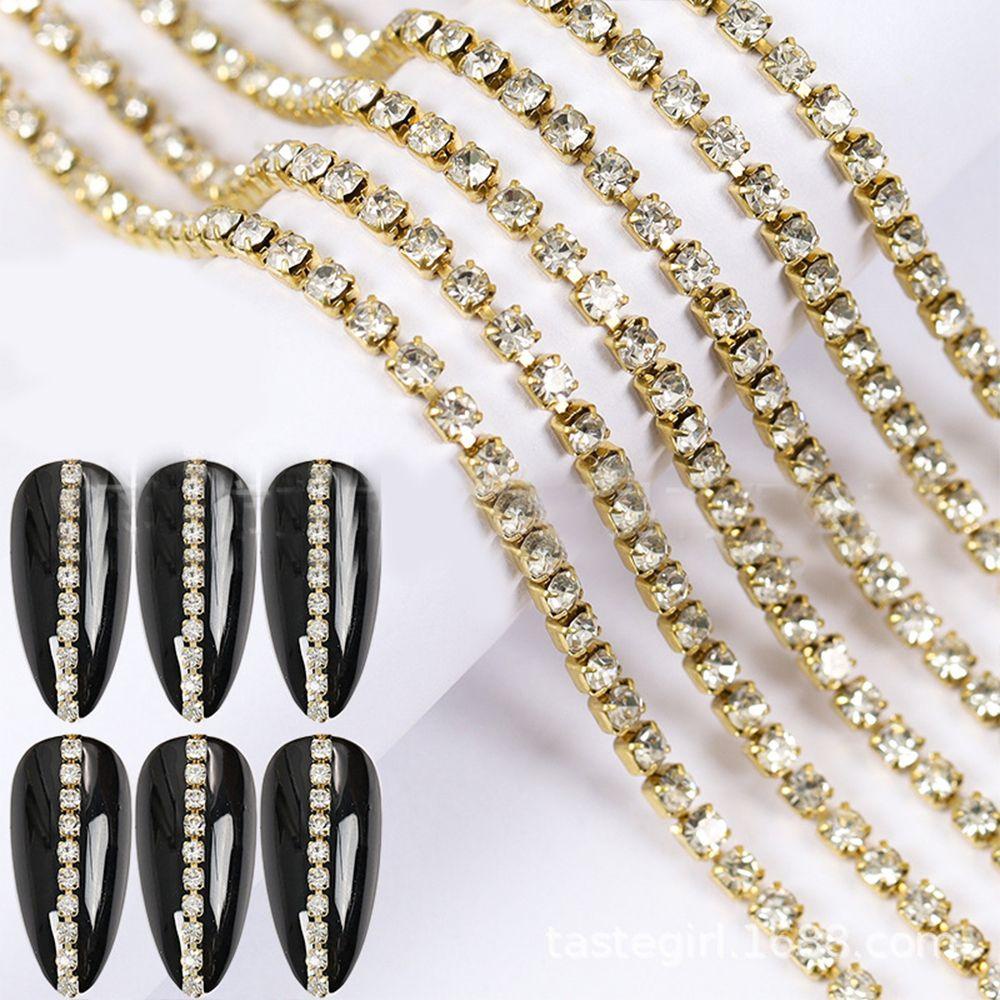 Dây Chuyền Kim Loại Thời Trang Cho Nữ|Hạt Charm Trang Trí Móng Nghệ Thuật DIY