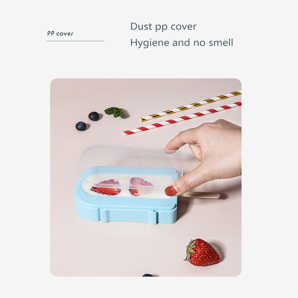 JARRED Khuôn Làm Kem Que Bằng Nhựa Có Nắp Đậy Tiện Dụng