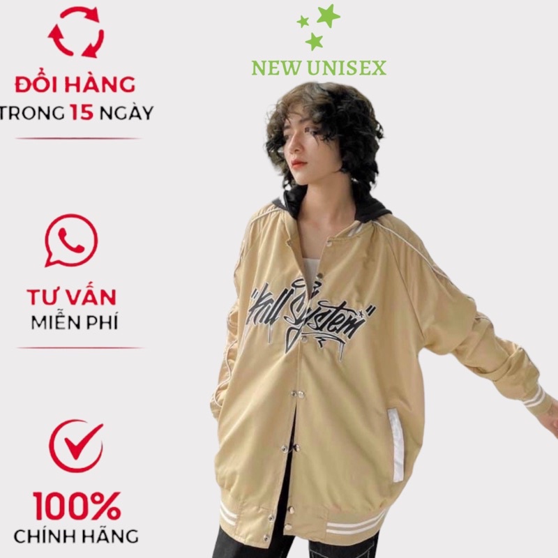 Áo Khoác Dù Unisex 2 Lớp Kiểu Bomber in Chữ Kiểu Dáng Năng Động Trẻ Trung TP19 [NewUnisex]