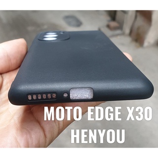 [Motorola Edge X30] Ốp lưng silicon dẻo đen cao cấp Henyou
