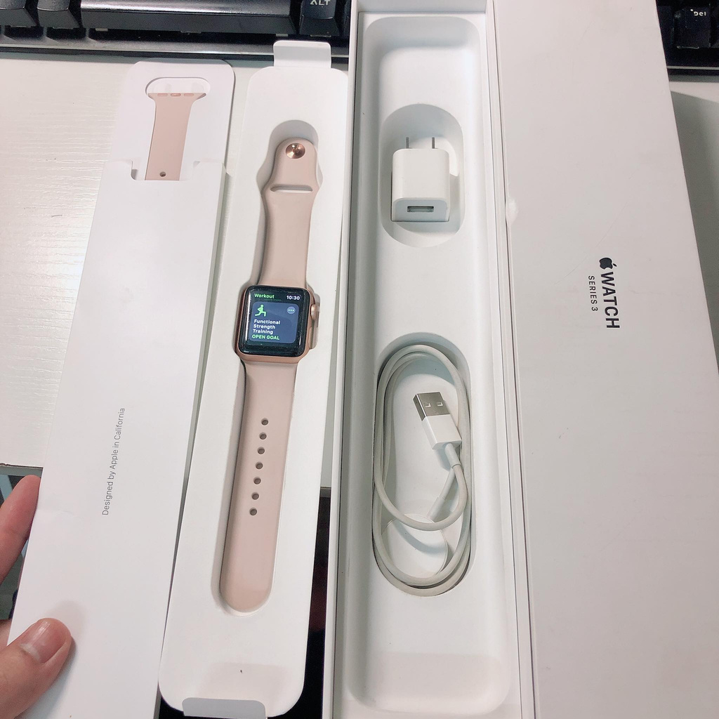 Đồng hồ thông minh Apple Watch S3 Hồng 38mm GPS Full Hộp