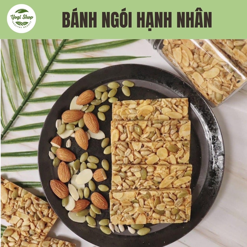 Bánh ngói Hạnh Nhân _ món ăn kiêng _ Ăn vặt lý tưởng cho mọi lứa tuổi