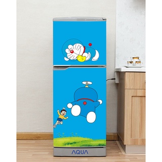 Decal dán Tủ Lạnh Doremon  chất liệu cao cấp