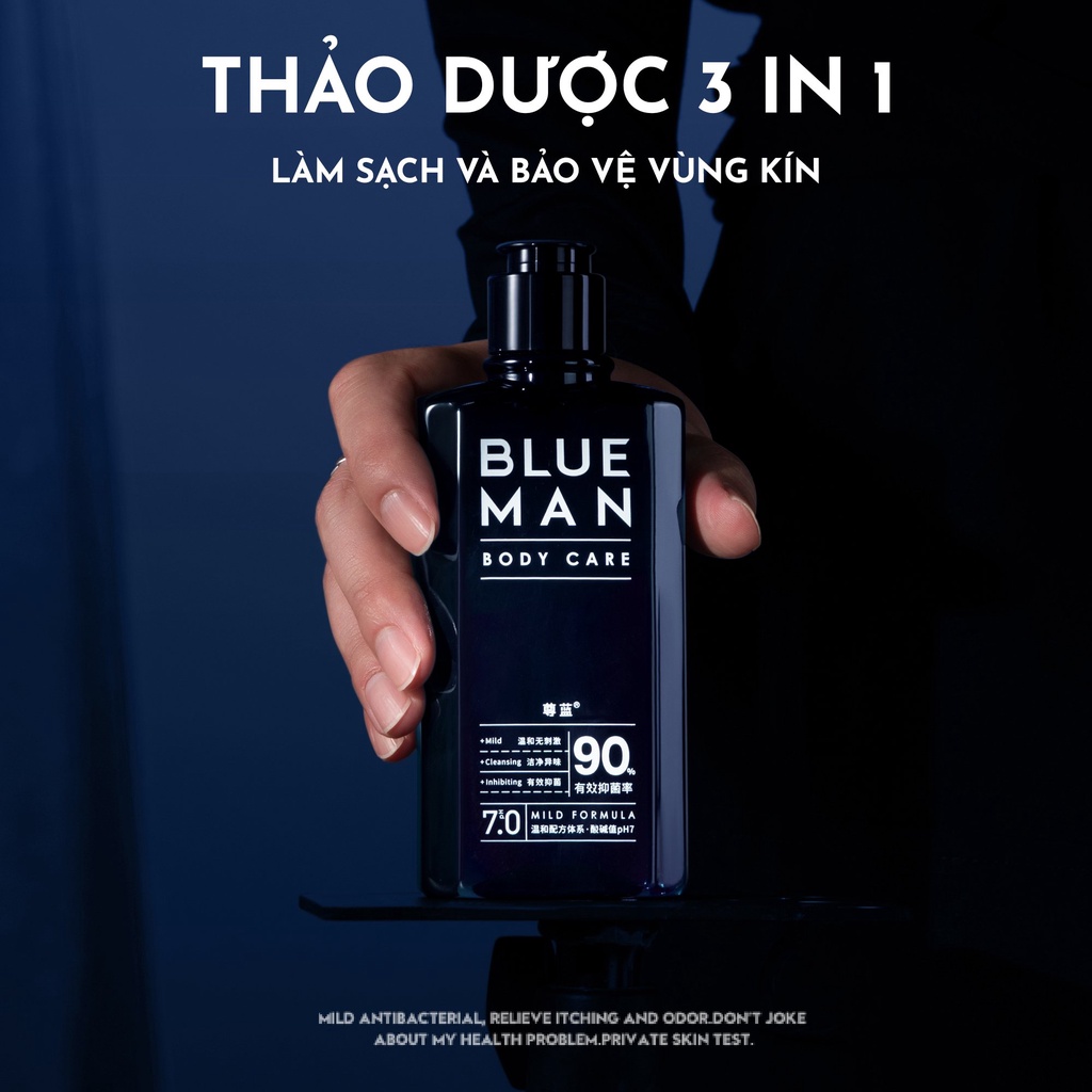 Dung Dịch Vệ Sinh Nam Lành Tính khử Mùi Blueman 200ml ZL179