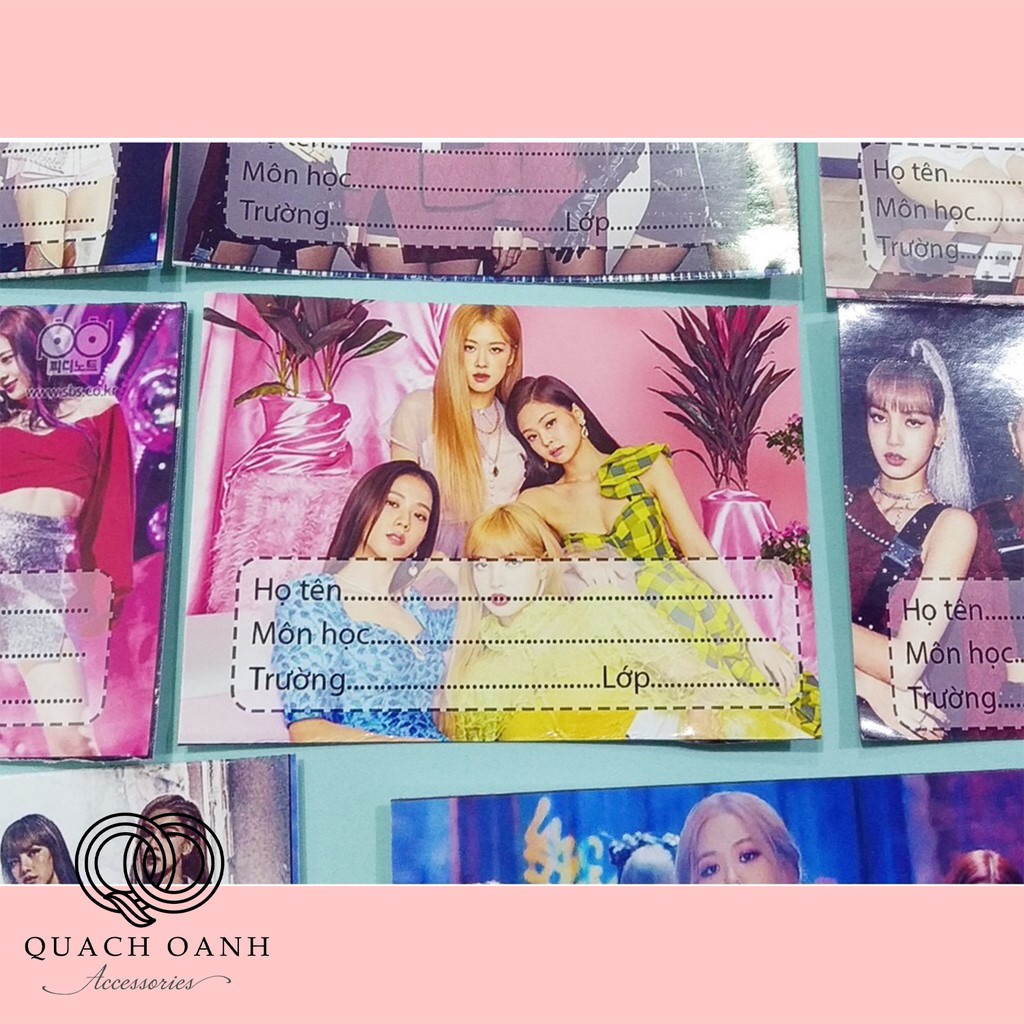 Nhãn vở hình Idol Blackpink Hàn Quốc - QO Accessories