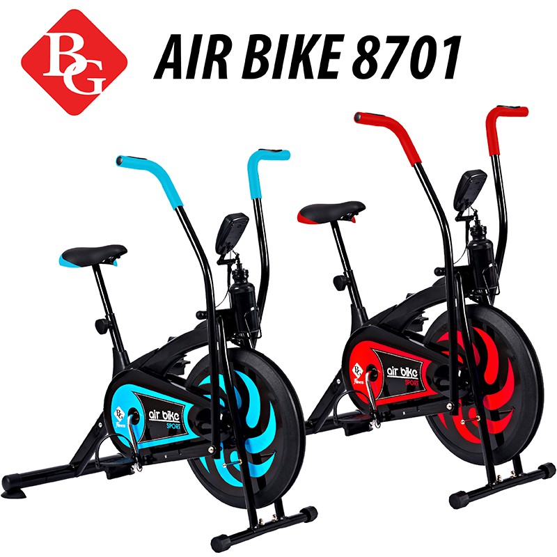 BG Xe đạp tập thể dục thể thao Air bike 8701 BLUE-RED