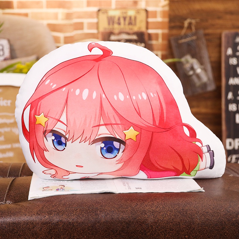 Gối ôm in hình Gotoubun no Hanayome NHÀ CÓ NĂM NÀNG DÂU anime chibi