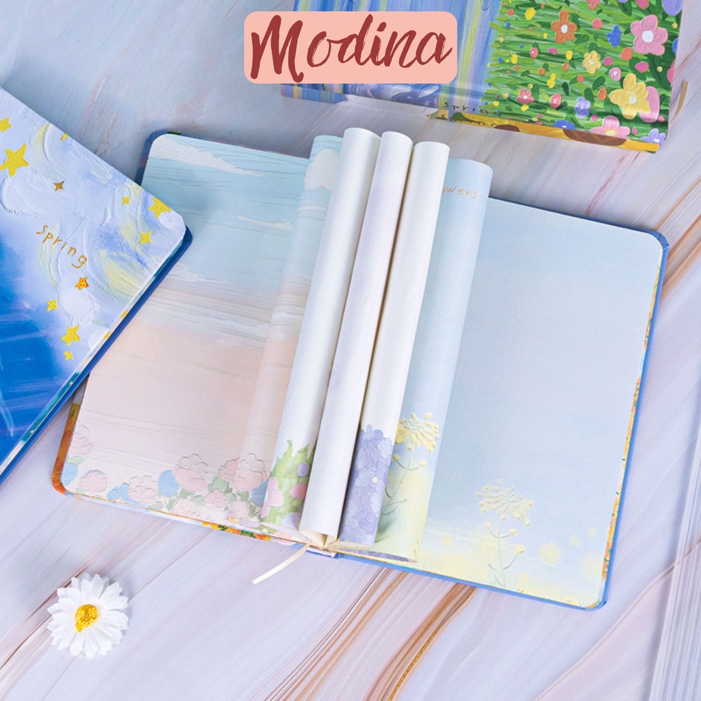 Sổ tay ghi chép kế hoạch a5 MODINA cute dễ thương, vở ghi chép công việc