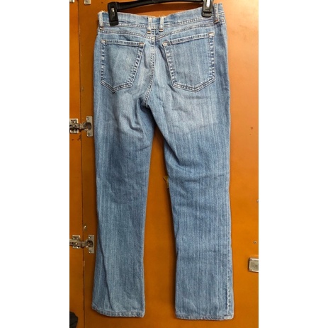 Quần jeans nữ lưng vừa màu xanh