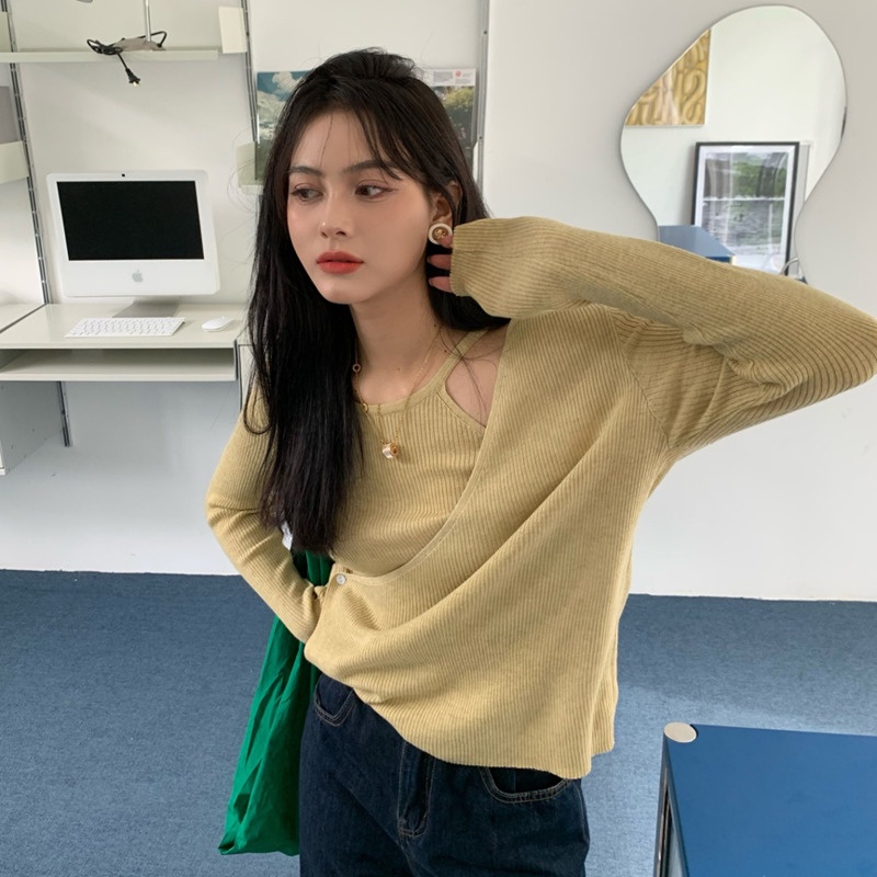 Áo Len Tay Dài Thời Trang Dành Cho Nữ