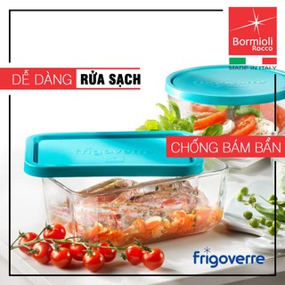[ĐỦ SIZE - ITALIA]  Hộp thuỷ tinh chữ nhật Frigoverre 1100ml - 400ml - 150ml